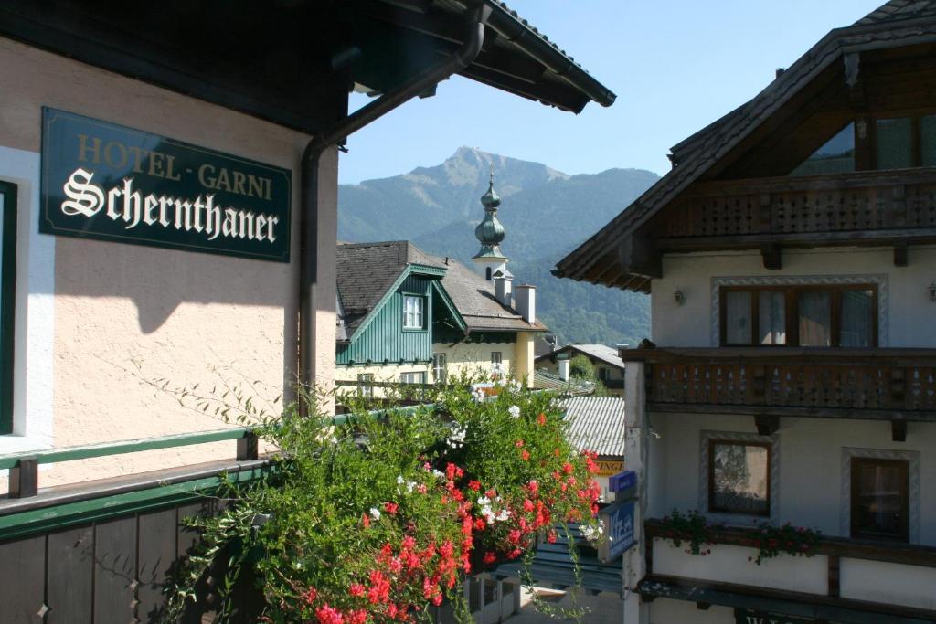 Hotel-Garni Schernthaner Sankt Gilgen Bagian luar foto